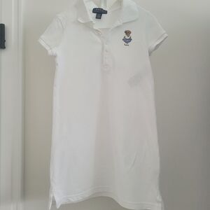 Polo by Ralph Lauren White Kids Polo Dress Age 4
